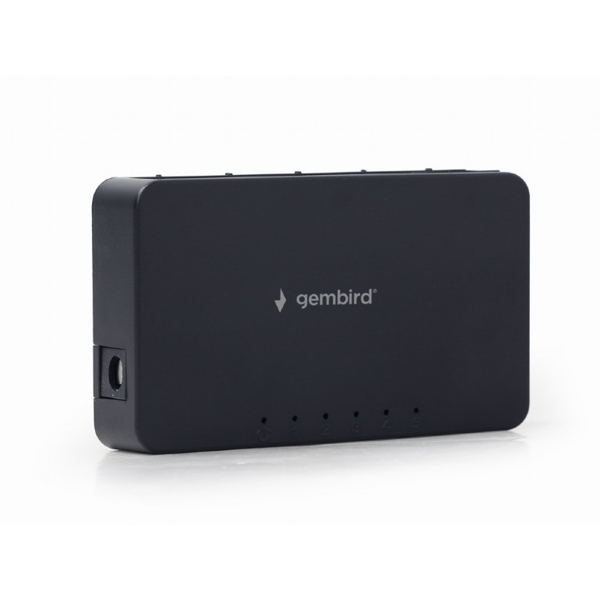 სვიჩი Gembird NP-SW5-02 5-port LAN switch Black