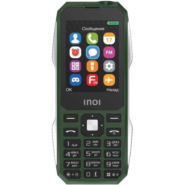 მობილური ტელეფონი INOI 244 Z 2.4” DualSim Green