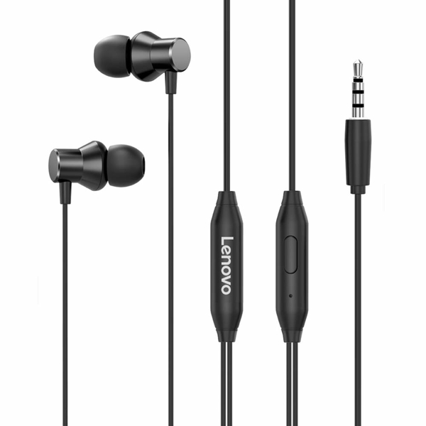 ყურსასმენი Lenovo HF130 Wired Earphone Black