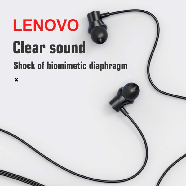 ყურსასმენი Lenovo HF130 Wired Earphone Black