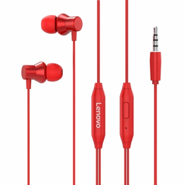 ყურსასმენი Lenovo HF130 Wired Earphone Red