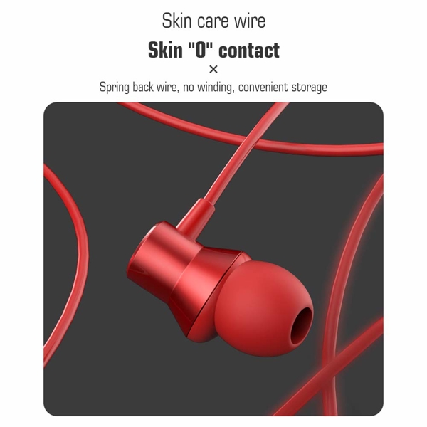 ყურსასმენი Lenovo HF130 Wired Earphone Red