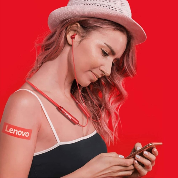 ყურსასმენი Lenovo HE05 Bluetooth Earphone Red