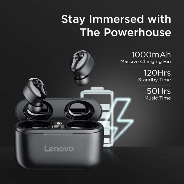 ყურსასმენი Lenovo HT18 Bluetooth Earphone Black