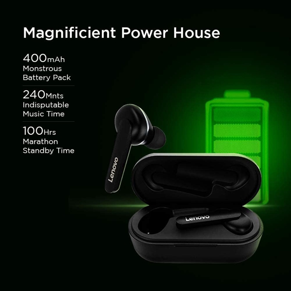 ყურსასმენი Lenovo HT28 Bluetooth Earphone Black