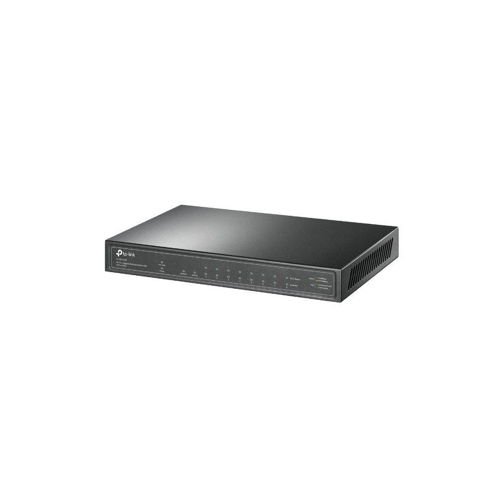 TP-Link TL-SG1210P, 10-Port Gigabit Desktop Switch with 8-Port PoE+