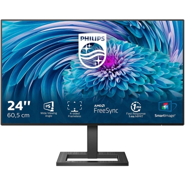 მონიტორი Philips 242E2FA/00 23.8" FHD IPS 4ms VGA HDMI DP Black