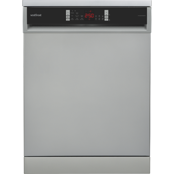 ჭურჭლის სარეცხი მანქანა Vestfrost VFA2DSFS60 , A++ Dishwasher, Silver