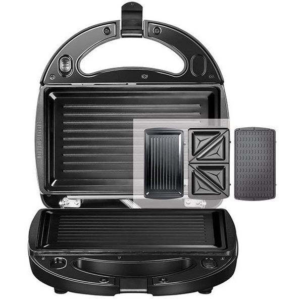 სნდვიჩმეიკერი Redmond RMB-M616/3 Sandwich Maker 700W Black