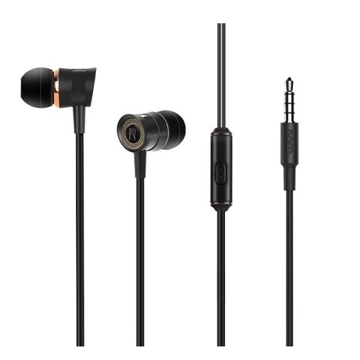 ყურსასმენი Hoco M37 Headset, Wired, 3.5mm, Black