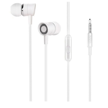 ყურსასმენი Hoco M37 Headset, Wired, 3.5mm, White