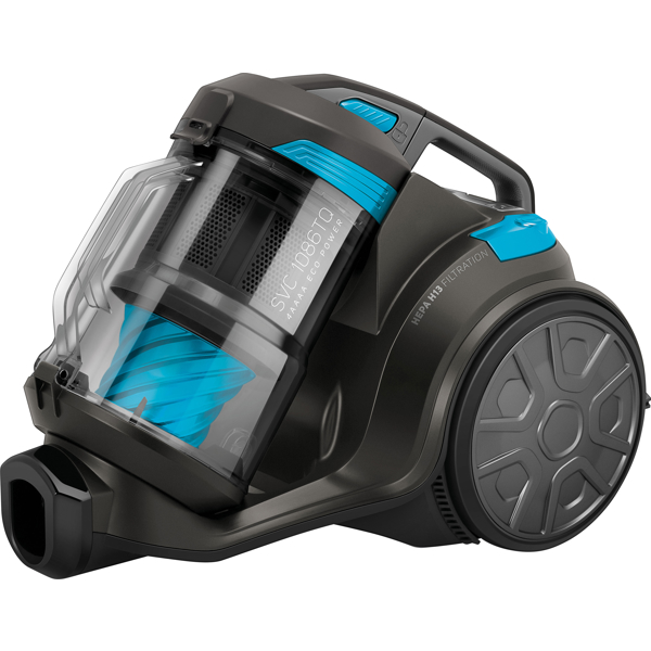 მტვერსასრუტი Sencor SVC 1086TQ With Container, Inverter Motor Black/Blue