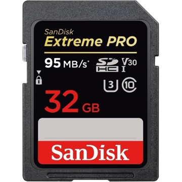 მეხსიერების ბარათი SanDisk Extreme Pro 32 GB SDHC Card