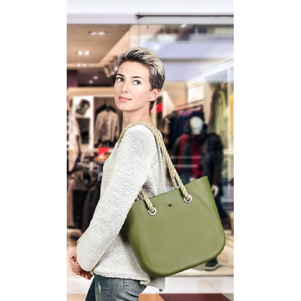 საყიდლების ჩანთა Ardesto AR1810KB Shopping Bag S Green