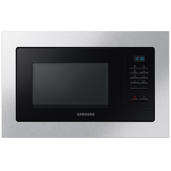 ჩასაშენებელი მიკროტალღური ღუმელი Samsung MG20A7013AT/BW Microwave, Built-in 20 L, 1100W Silver