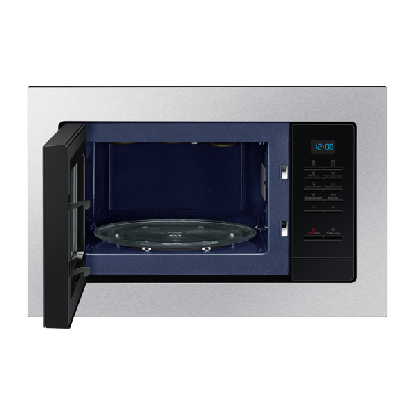 ჩასაშენებელი მიკროტალღური ღუმელი Samsung MG20A7013AT/BW Microwave, Built-in 20 L, 1100W Silver