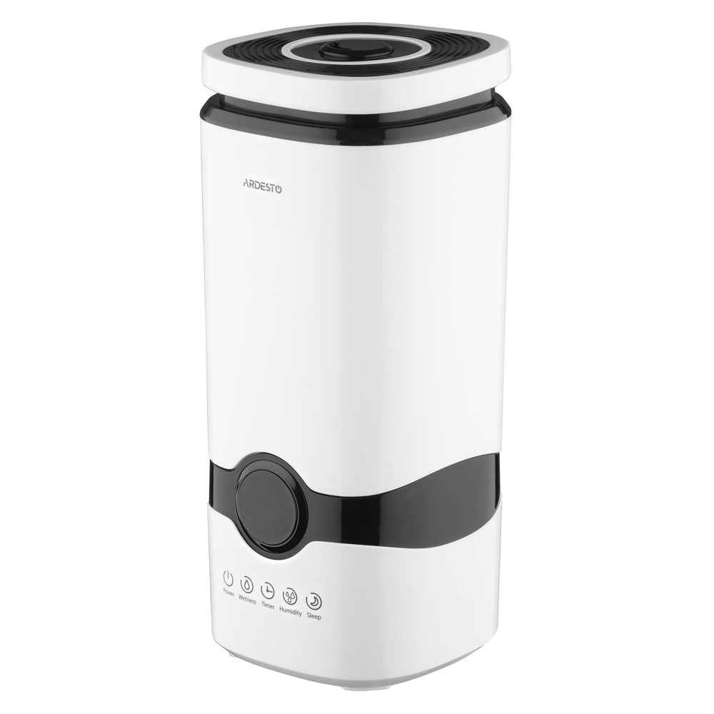 ჰაერის დამატენიანებელი Ardesto USH-M-LCD-4L-W 28W, 4L, 40m², Air humidifier White