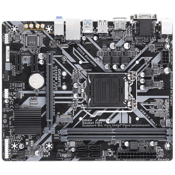 დედა დაფა GIGABYTE H310M_S2H_2.0 Ultra Durable motherboard Intel H310 8118 Gaming LAN