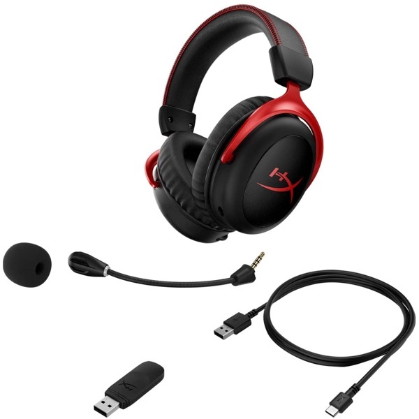  ყურსასმენი HyperX HHSC2X-BA-RD/G Cloud II Wireless Red