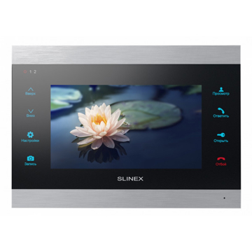 კარის მონიტორი Slinex SL-07IP s/b, 7", MicroSD, Video Intercom, Silver/Black