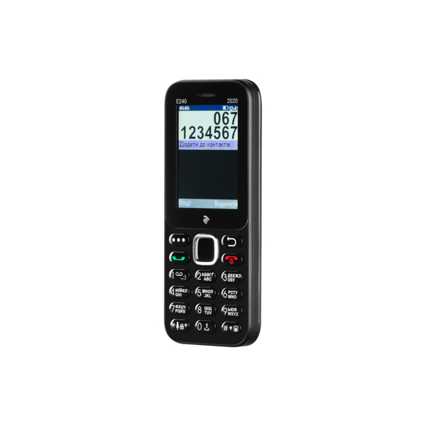 მობილური ტელეფონი 2E E240 2020 Dual SIM Black