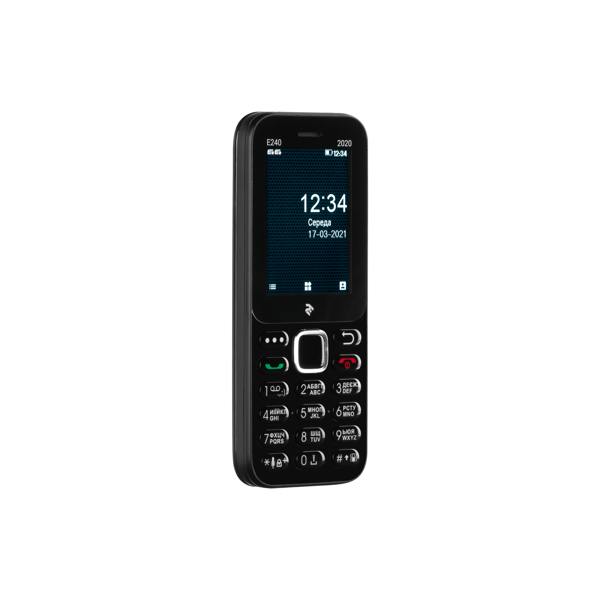 მობილური ტელეფონი 2E E240 2020 Dual SIM Black