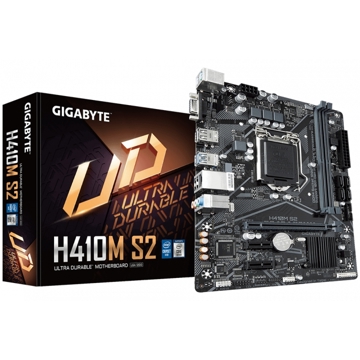 დედა დაფა GIGABYTE H410M S2 Motherboard s1200 H410 2xDDR4 VGA mATX