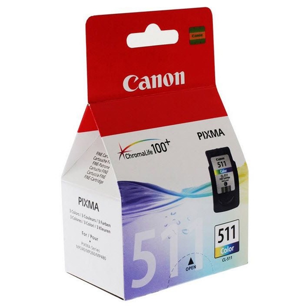 კარტრიჯი Canon 2972B007AA CL-511 CLR - Colour Ink Cartridge 