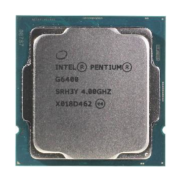 პროცესორი Intel G6400, LGA1200 Pentium Gold Dual-Core 4M Cache, 4.00 GHz