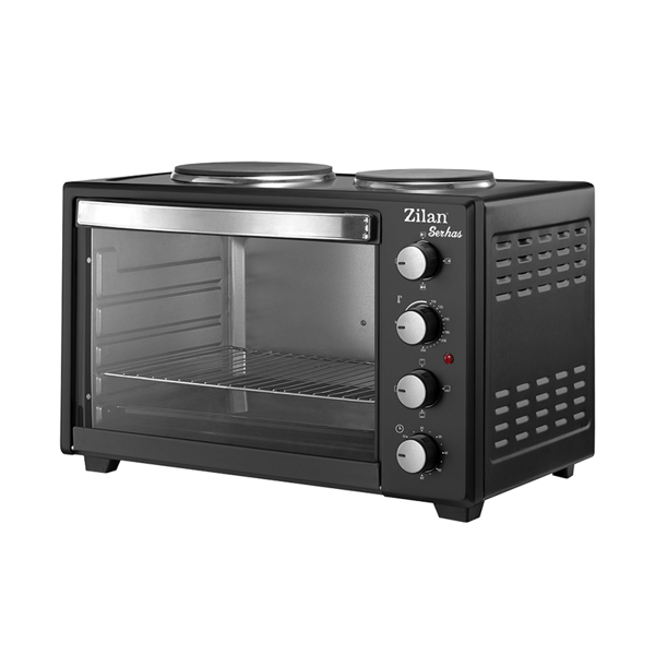 ელექტრო ღუმელი Zilan ZLN2935 45Lt 3200 Watt Black	