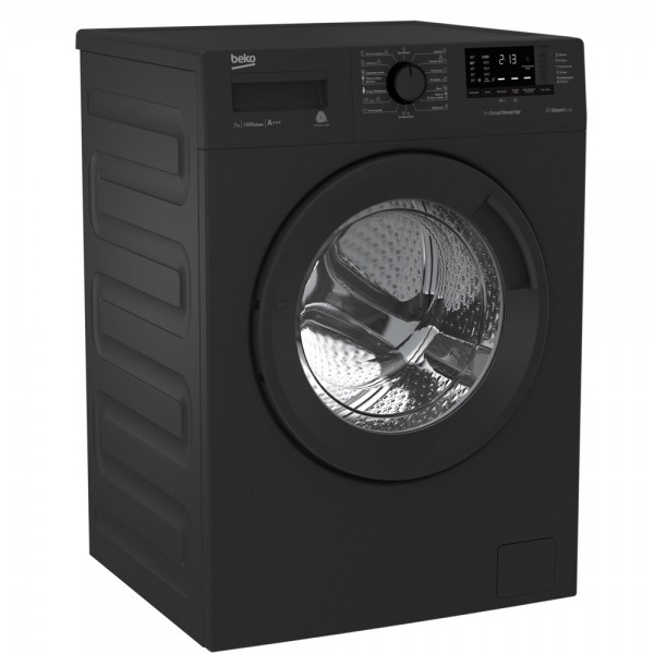 სარეცხი მანქანა BEKO WSRE7512XAAI 7kg, 1000 RPM A Black