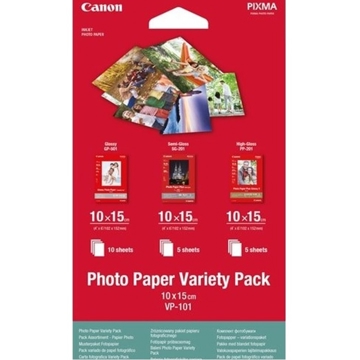 Canon VP-101 Photo Paper Variety Pack 4x6 - 20 Sheets