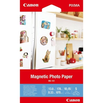 Canon MAGNETIC PHOTO PAPER MG-101 4x6 - 5 sheets