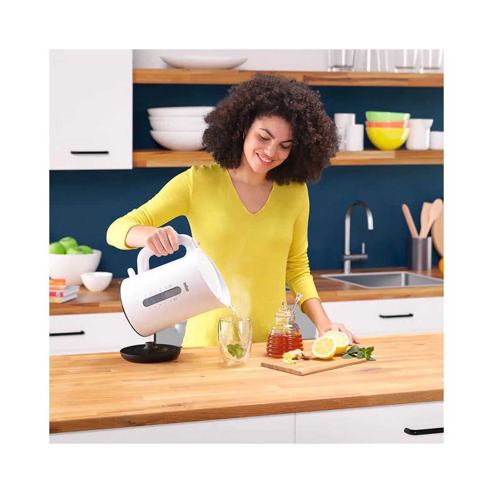 ელექტრო ჩაიდანი BRAUN WK1100WH 1.7L, 2200 W White