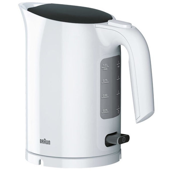 ელექტრო ჩაიდანი BRAUN WK3000WH 2200 W, 1L White