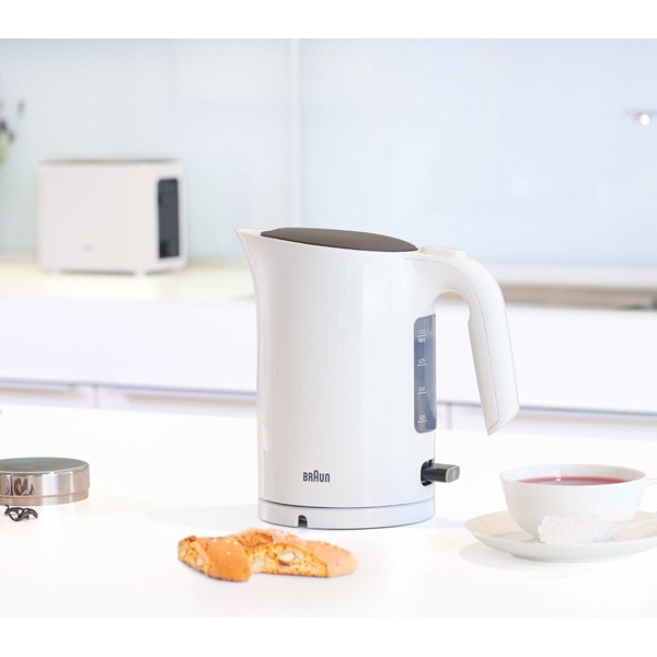 BRAUN WK3110WH, 3000W, 1.7L, Electric Kettle, White