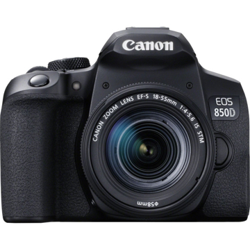 CANON EOS 850D 18-55mm, 24.1Mp, Touchscreen, USB, HDMI, Wifi, Bluetooth, Black