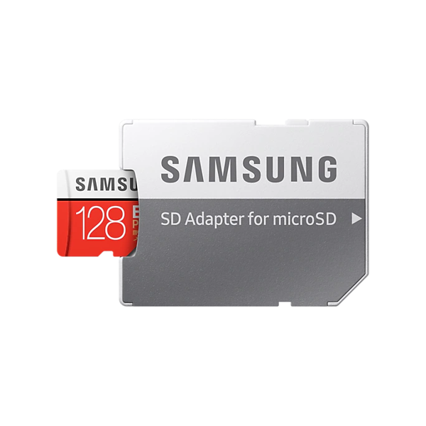 მეხსიერების ბარათი Samsung EVO Plus 128GB Micro SDXC UHS-I U3 (MB-MC128HA/RU)