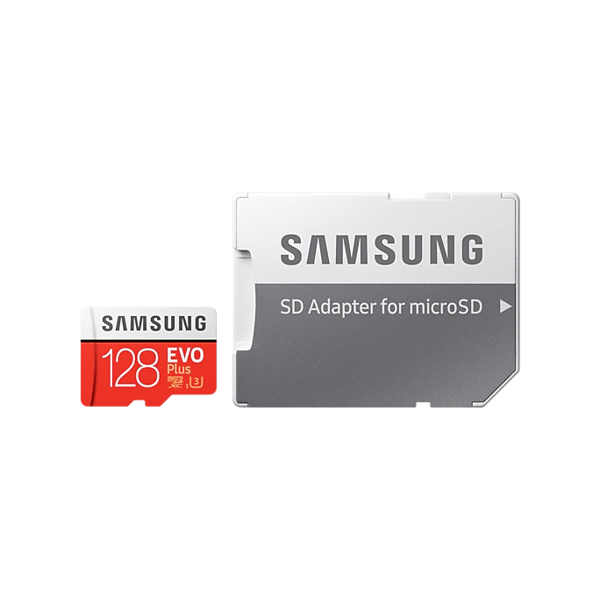 მეხსიერების ბარათი Samsung EVO Plus 128GB Micro SDXC UHS-I U3 (MB-MC128HA/RU)