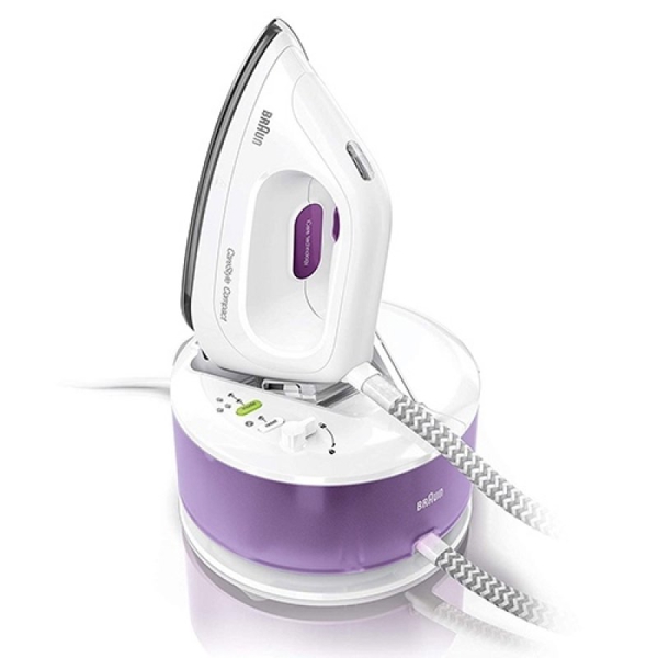 ორთქლის უთო Braun IS1014VI, 2400W, 1.5L, Steam Iron, White/Purple	