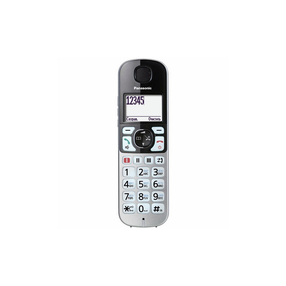 სახლის ტელეფონი Panasonic KX-TGE510RUS cordless telephone silver