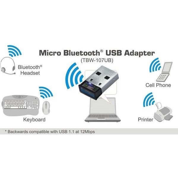 USB ადაპტერი TRENDNET TBW-107UB Micro Bluetooth 