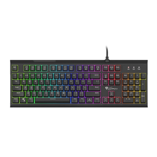 მექანიკური კლავიატურა GENESIS GAMING KEYBOARD THOR 150, RGB, HYBRID SWITCH