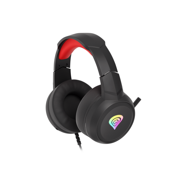 ყურსასმენები Genesis Neon Gaming headset 200 RGB, 3.5mm