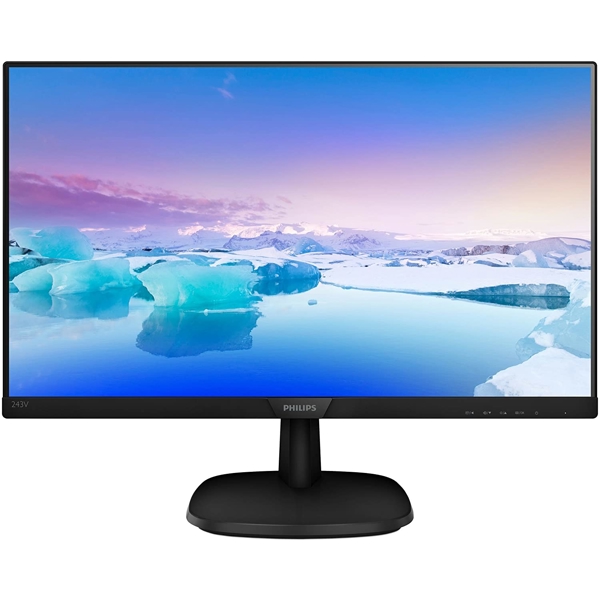 მონიტორი Philips 243V7QDSB/01 23,8" IPS LC 60 Hz, VGA, HDMI Black