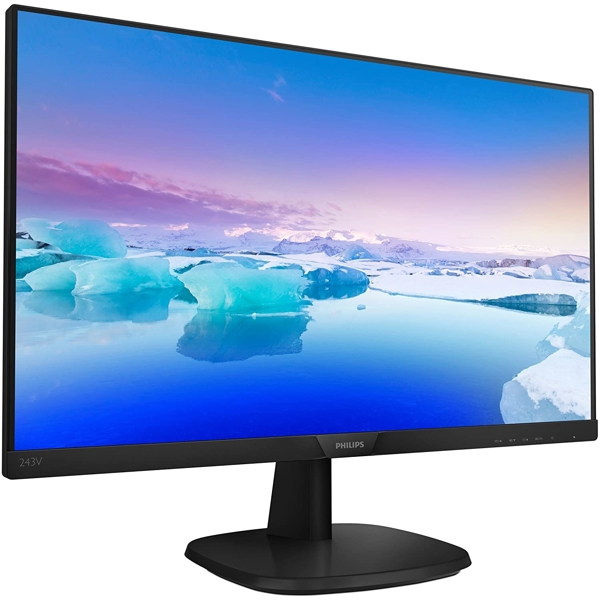 მონიტორი Philips 243V7QDSB/01 23,8" IPS LC 60 Hz, VGA, HDMI Black