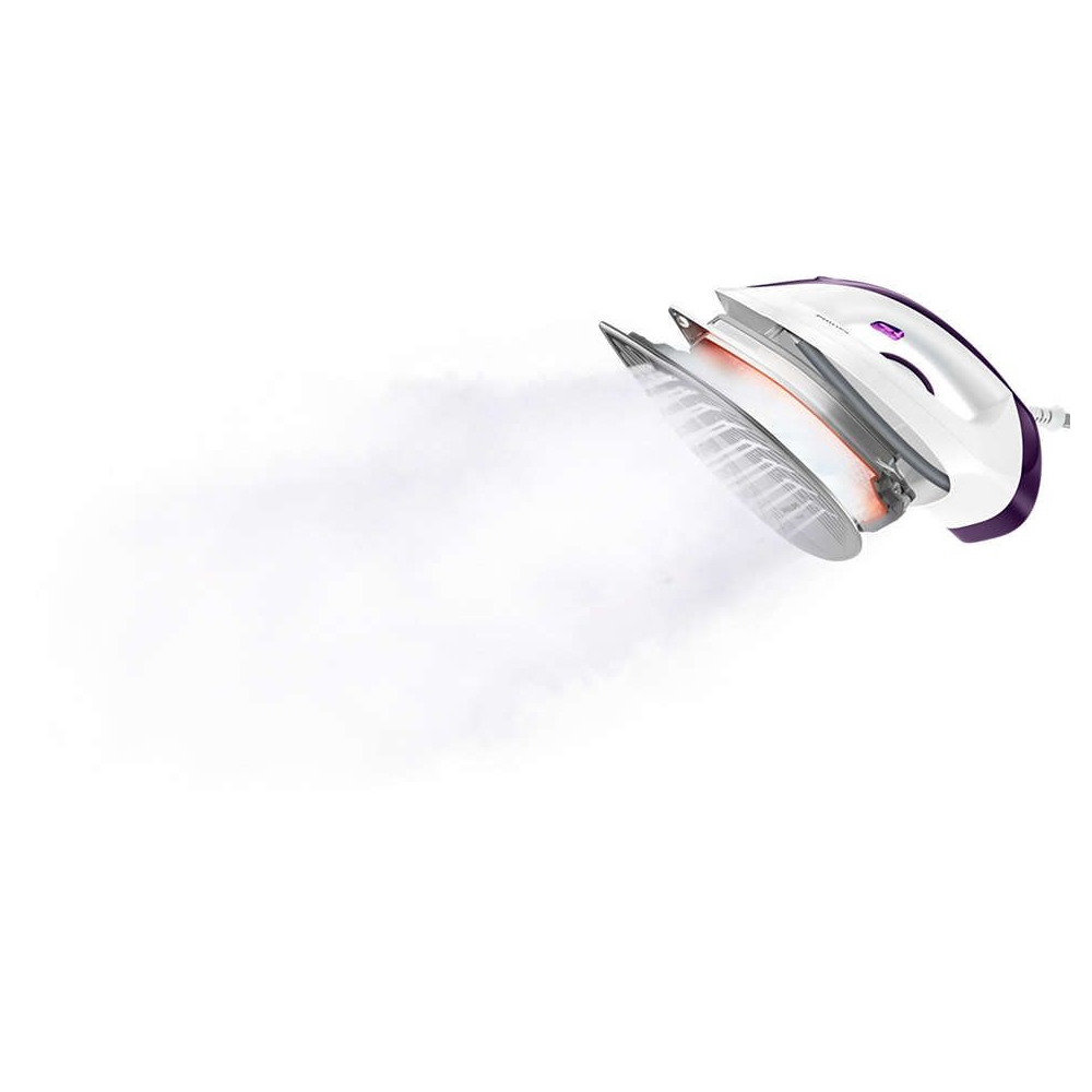 ორთქლის უთო PHILIPS GC6740/30, 2400W, 1.5L, Steam Iron, White/Purple