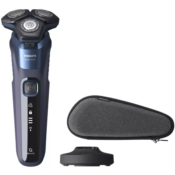 წვერსაპარსი PHILIPS S5585/35 Wet and Dry electric shaver Black/Blue