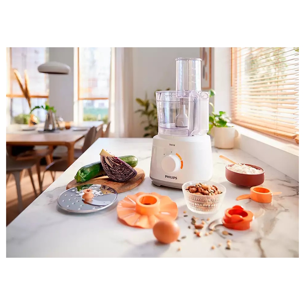 სამზარეულოს კომბაინი PHILIPS HR7310/00 700W, 2.1 L White