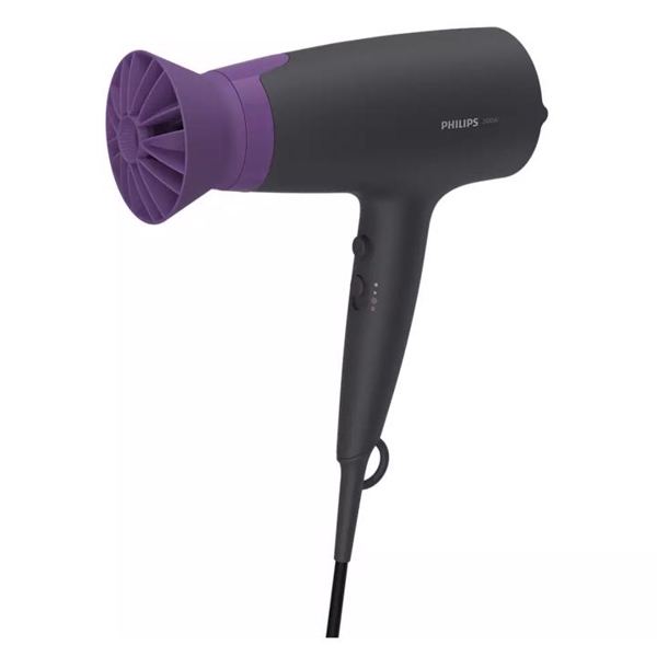 ფენი PHILIPS BHD351/30 2100 W Black/Purple